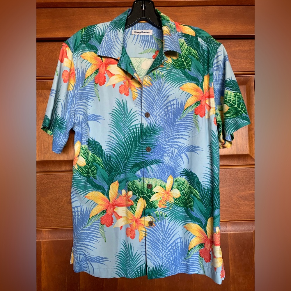NWT TOMMY BAHAMA IslandZone® Camp Shirt ❤️🌴
